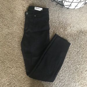 Pistola Black Raw Hem High Rise Skinny Jeans